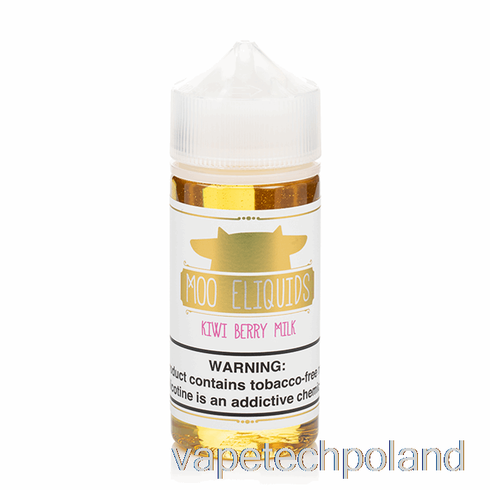Vape Tech Polska Mleko Z Jagód Kiwi - Moo E-liquid - 100ml 6mg